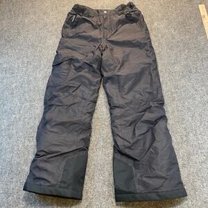Columbia Kids Size Large 14 18 Black Omnitech Ski Snow Insulated Pants Winter